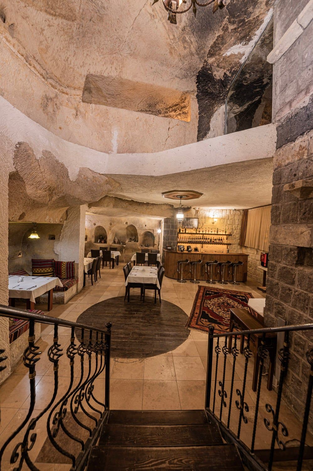 Restaurant in the restored Bezirhane